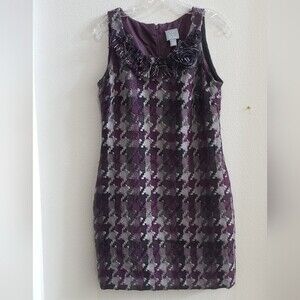 Rabbit Rabbit Rabbit designs women's thick plaid sleeveless mini dress